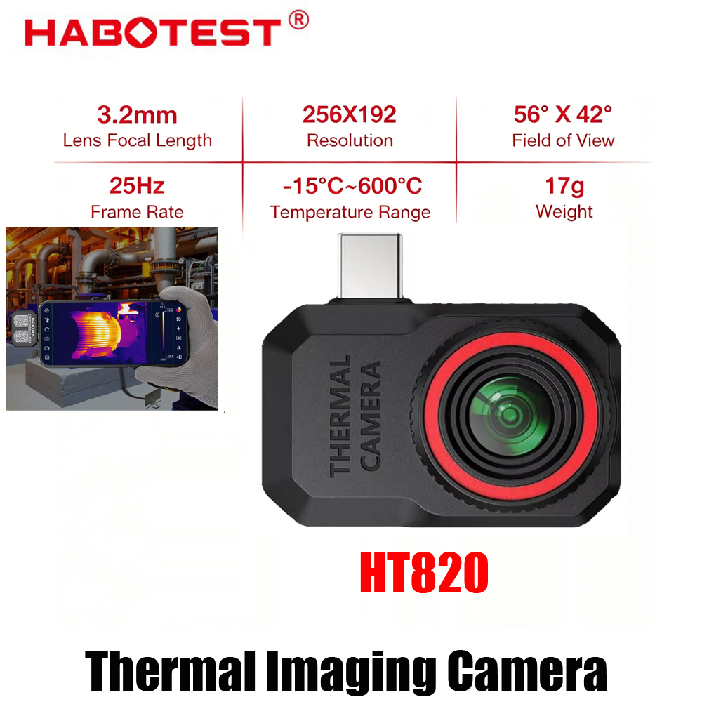 Thermal Imaging Camera Pcb Repair - 2026 Neue HABOTEST HT820 Smartphone-Wärmebildkamera 256x192