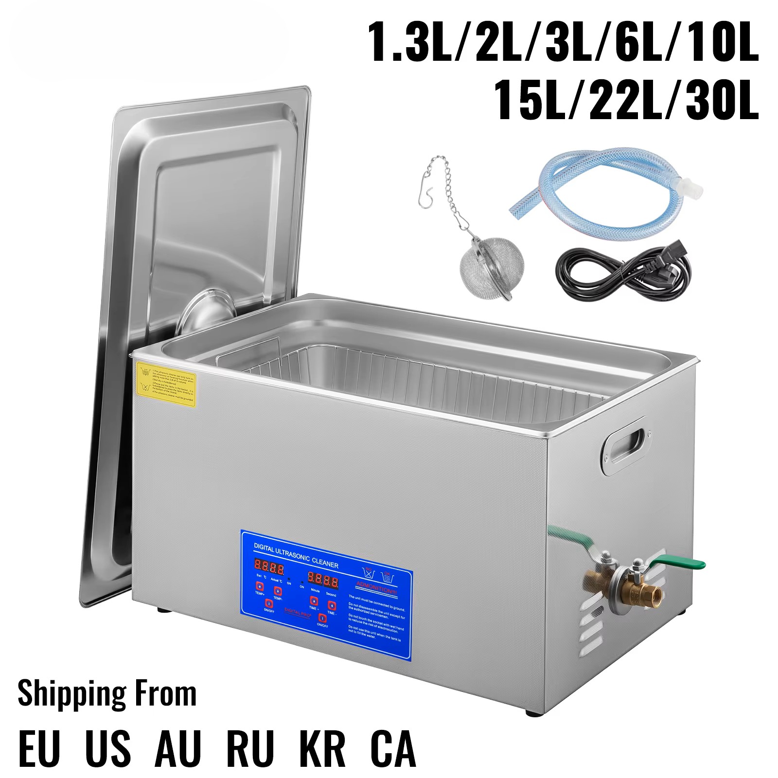 Ultrasonic Cleaner 30L Industrial - SucceBuy 1,3L 2L 3L 6L 10L