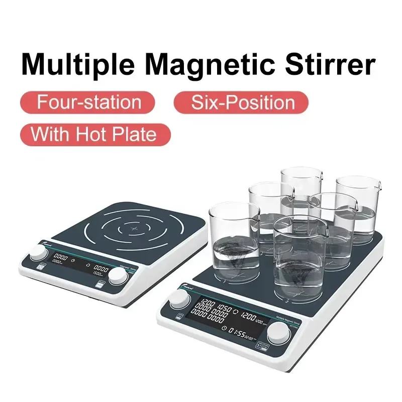 Vierstationen, sechs Positione – Lab Magnetic Stirrer Hot Plate Bewertung und Preis